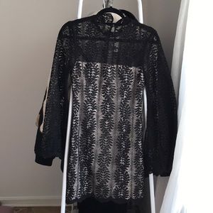 Little black lace dress